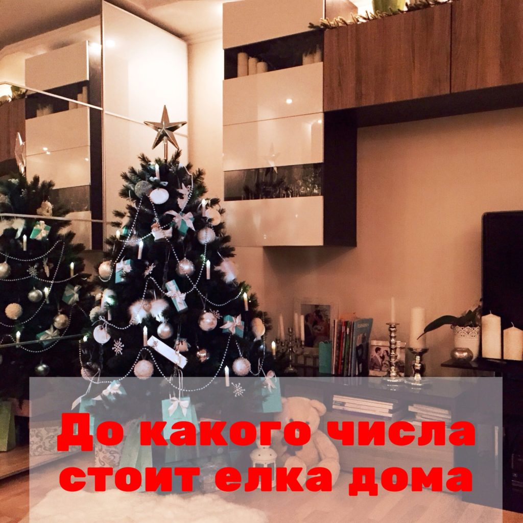 елка дома до какого числа
